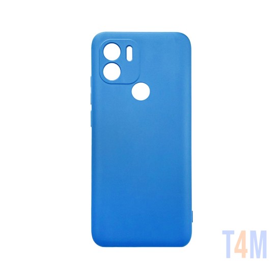 Funda de Silicona con Marco de Cámara para Xiaomi Redmi A1 Plus Azul